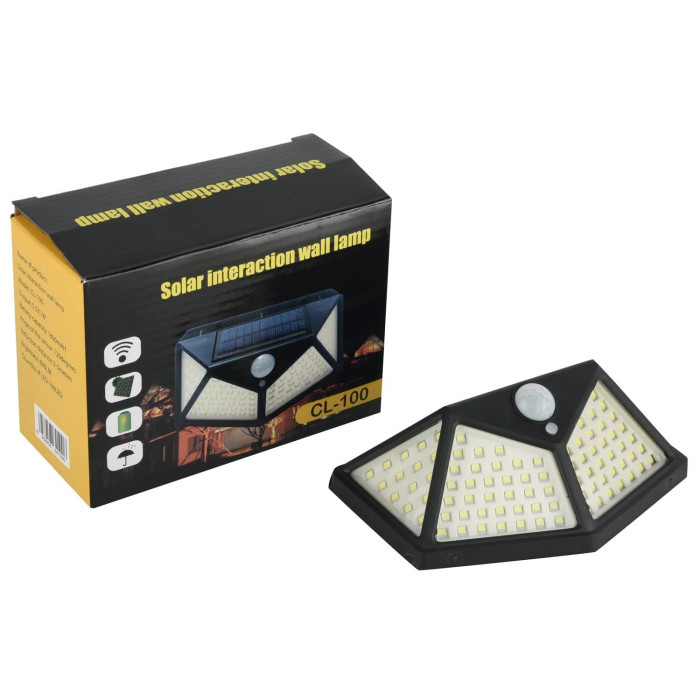 100 LED Smart Solar Light with Motion Sensor LED Wireless Weatherproof Light